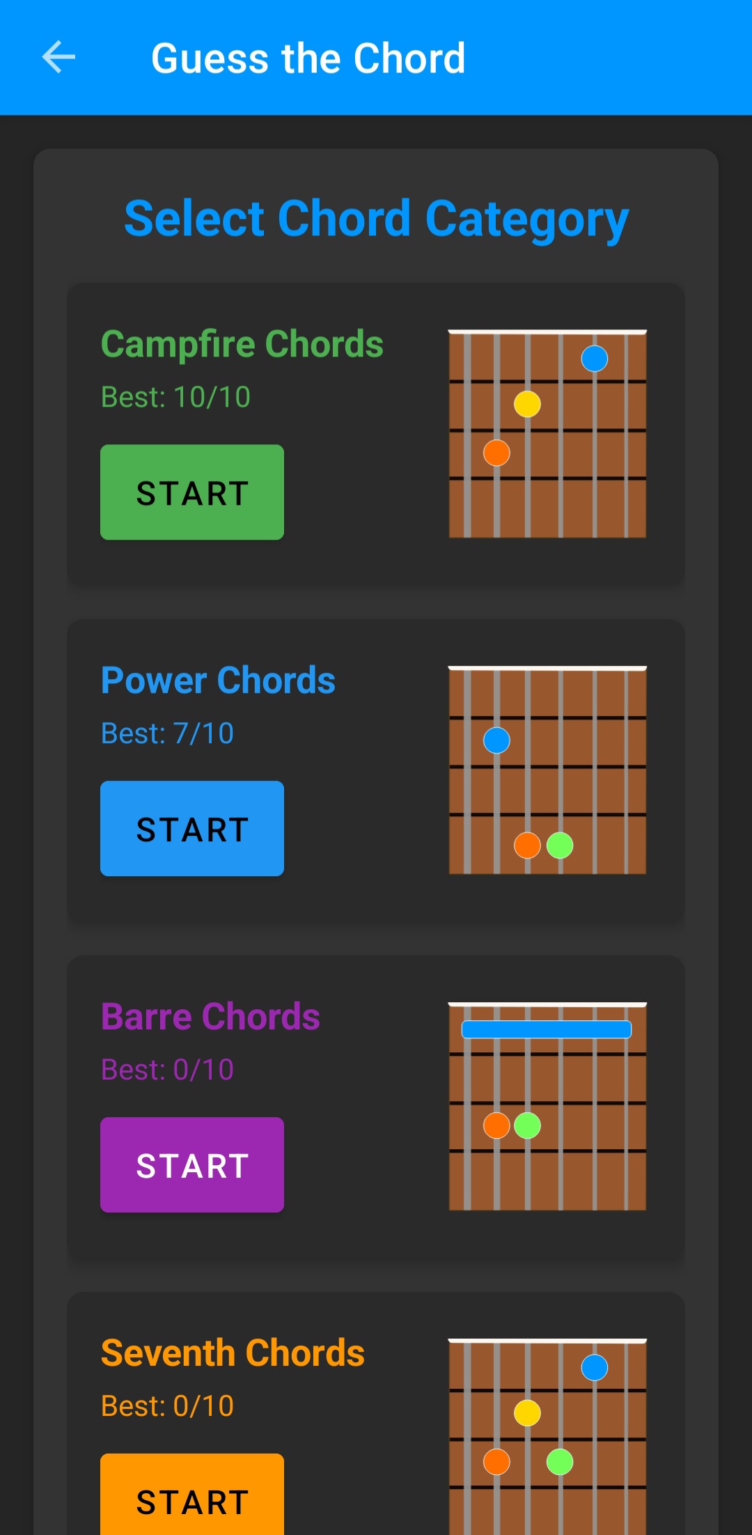 Guess The Chord Game